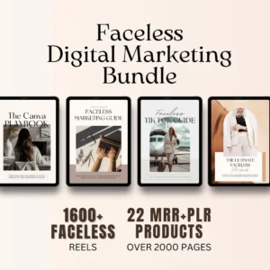 Faceless Digital Marketing Bundle (22 Products) | MRR & DFY