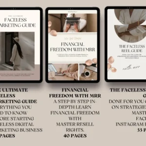 Faceless Digital Marketing Bundle (22 Products) | MRR & DFY