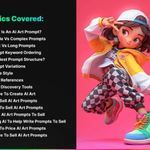 AI Art Prompt Writing & Selling Guide | 61-Page Step-by-Step Tutorial