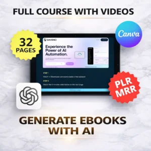 AI eBook Creation Masterclass | Step-by-Step Course with Video Lessons