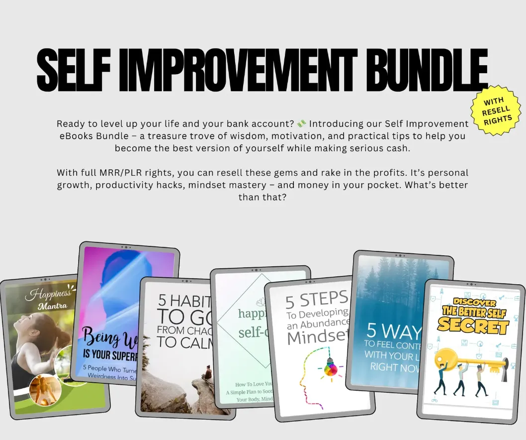 EBOOKS Self Improvement Bundle