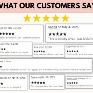 Printable Fitness Checklist with PLR Resell Rights